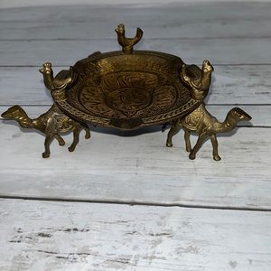 Vintage Brass Camel Cigarettes Ashtray